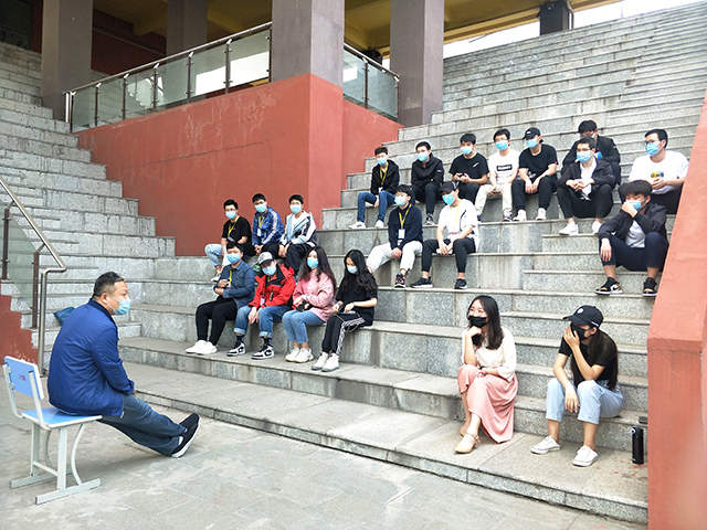 【院长座谈会】0638太阳集团官网5月院长座谈会——盛院长与第一批返校大四同学倾心交流